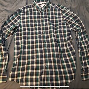 Ben Sherman Long Sleeve Button Up Slim Fit Mens Medium